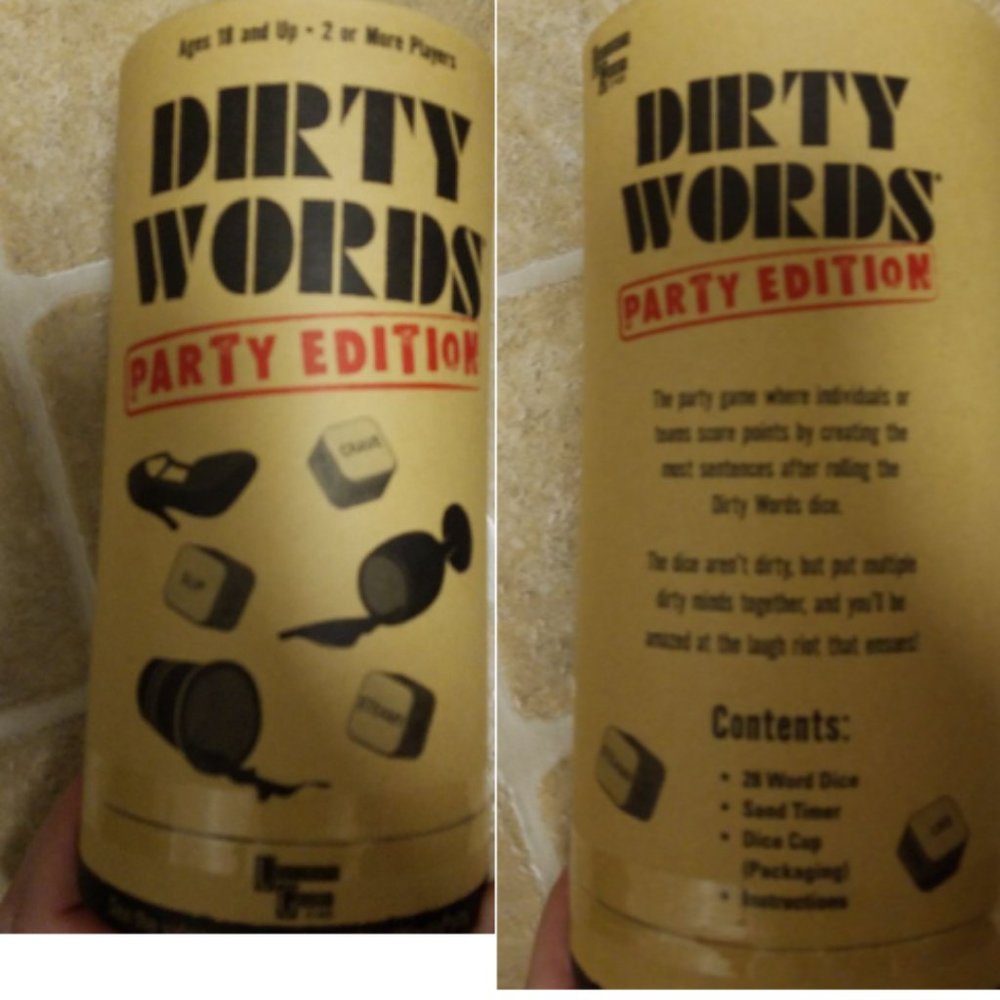 GAME TO PLAY @ HOME! DIRTY WORDS PARTY EDITION